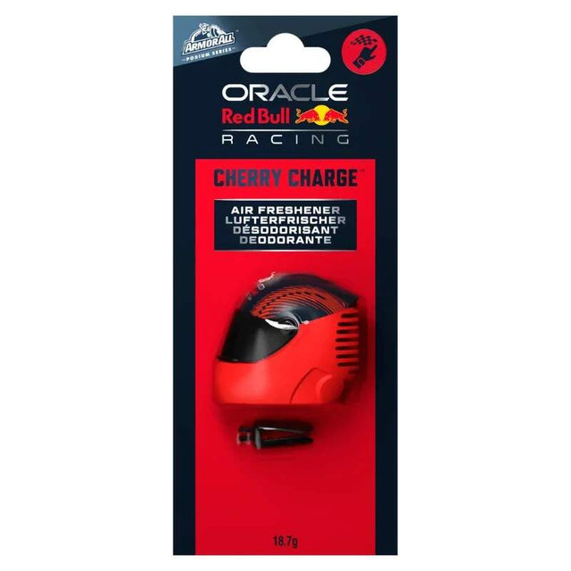 Red Bull Racing car air freshener - Armorall - 3D helmet, red