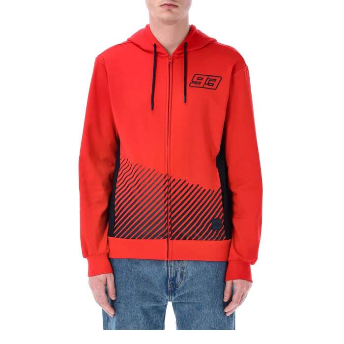 Hanorac casual cu glugă Marc Marquez STRIPES 93