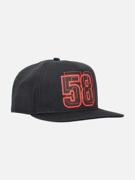 Marco Simoncelli 58 flat-brim cap