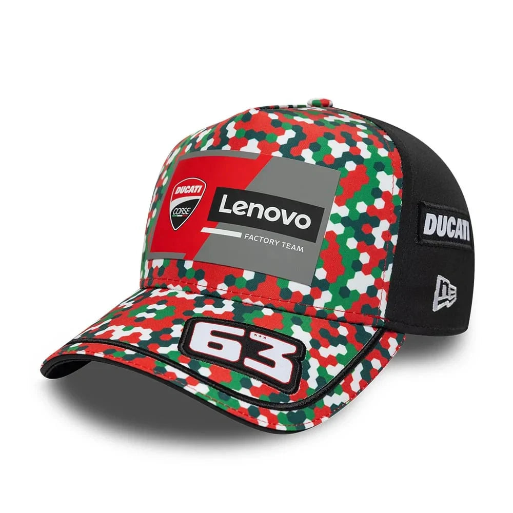 Șapcă Ducati Lenovo Team Pecco Bagnaia #63 – ediția Mugello 2026