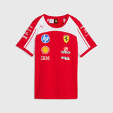 Tricou de damă Scuderia Ferrari F1 x Puma cu logo-urile sponsorilor - ediție de echipă