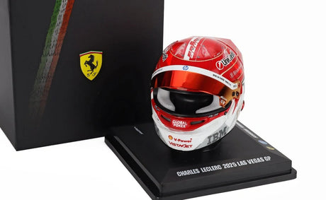 Machetă cască LookSmart Charles Leclerc 1:5 – SF Las Vegas 2025