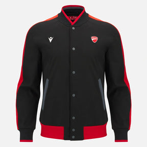 Geacă softshell Ducati x Macron cu logo – neagră