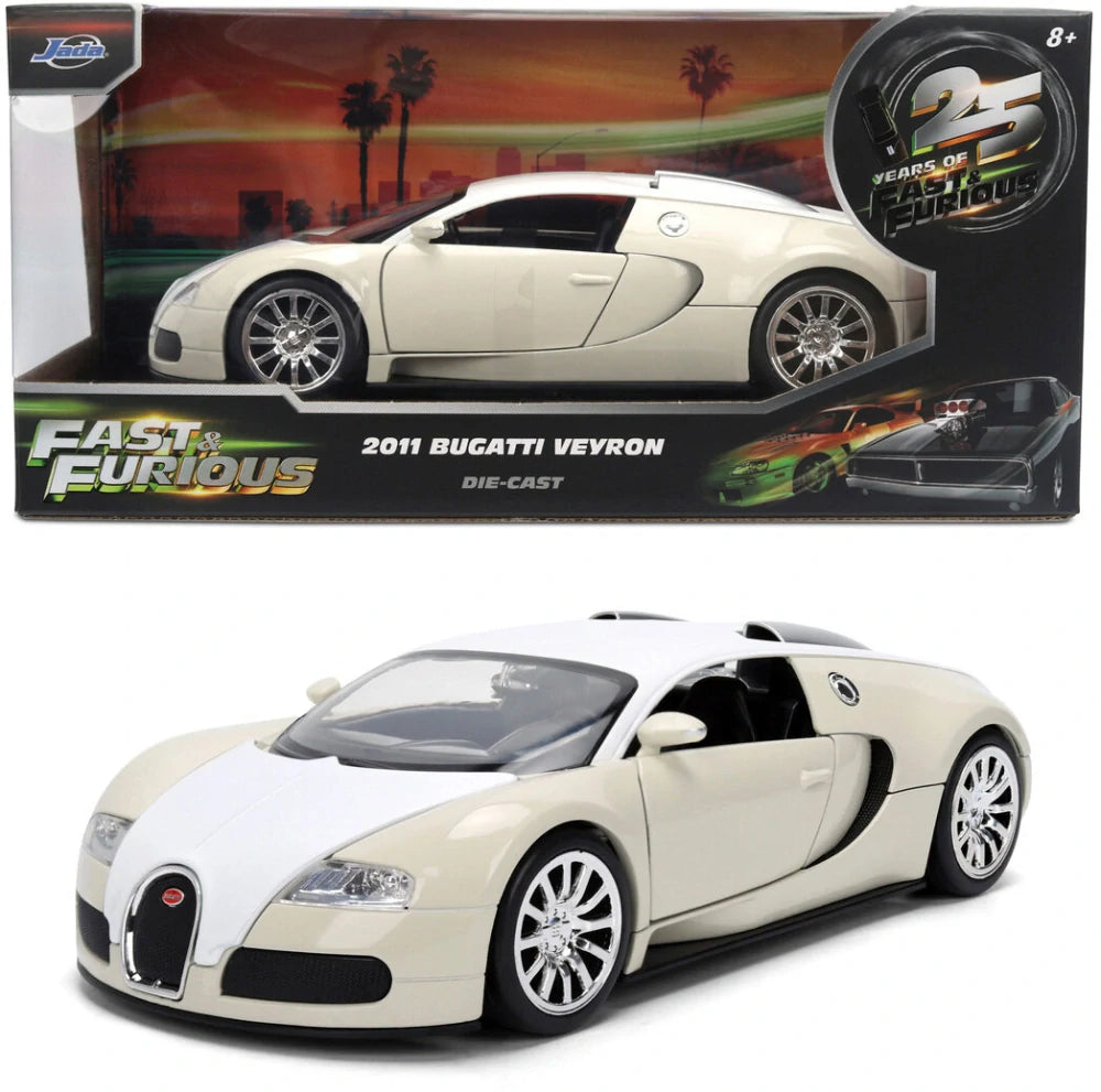 Machetă Jada Fast & Furious 2011 Bugatti Veyron 1:24