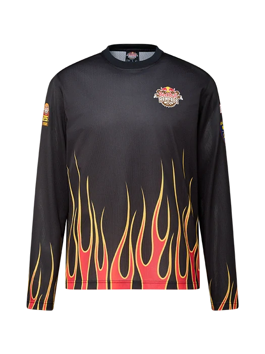 Tricou de ciclism Red Bull Rampage ROCK – negru