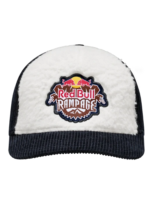 Red Bull Rampage FLEECE Cap – Cream/Navy