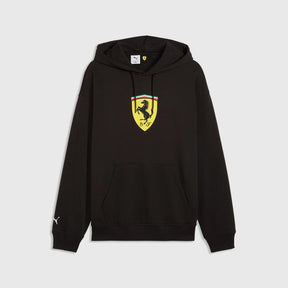 Scuderia Ferrari F1 x Puma Hoodie with Large Shield – Black