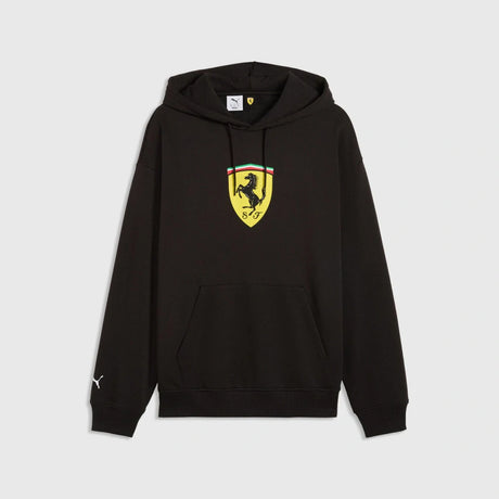 Hanorac Scuderia Ferrari F1 x Puma cu scut mare – negru