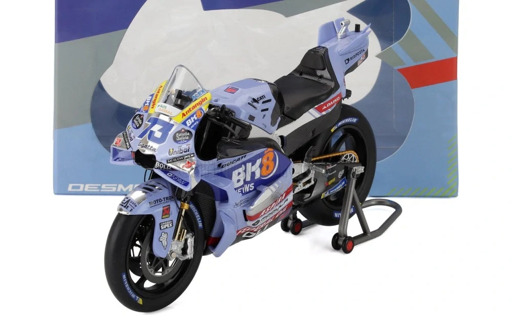Machetă NZG Ducati Desmosedici GP25 Alex Marquez 1:12