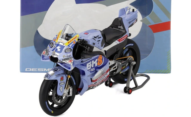 Machetă NZG Ducati Desmosedici GP25 Alex Marquez 1:12