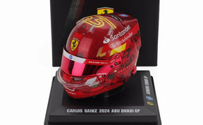 Machetă cască LookSmart Carlos Sainz 1:5 – SF Abu Dhabi 2024