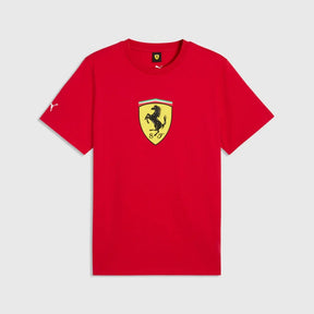 Scuderia Ferrari F1 x Puma Fan T-Shirt with Large Shield – Red