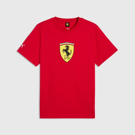 Tricou pentru fani Scuderia Ferrari F1 x Puma cu scut mare – roșu