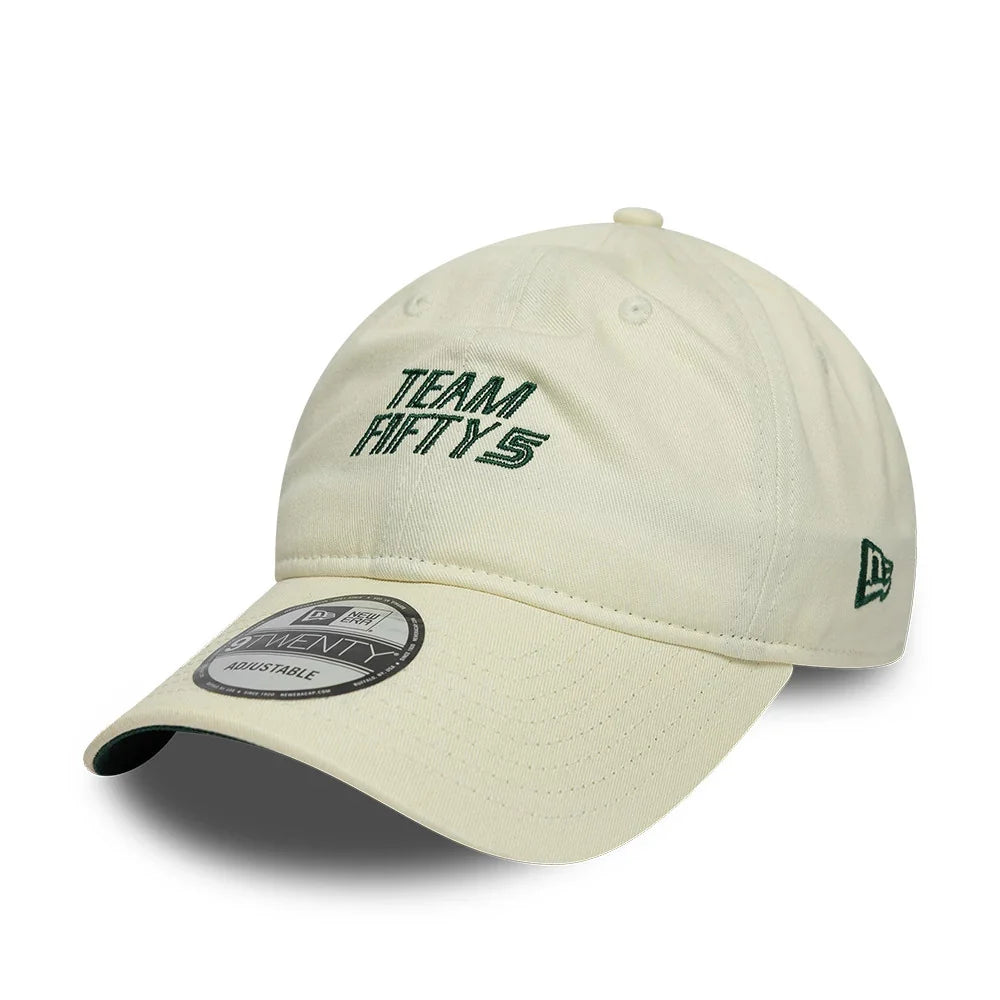 Carlos Sainz TEAMFIFTY5 New Era 9TWENTY Cap – Off-White