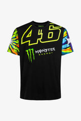 VR46 Valentino Rossi Monster Energy Dual T-Shirt – Black