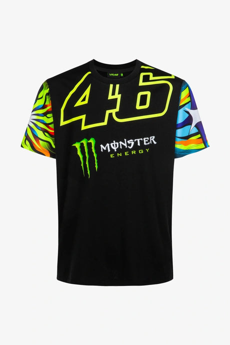 Tricou VR46 Valentino Rossi Monster Energy Dual – negru