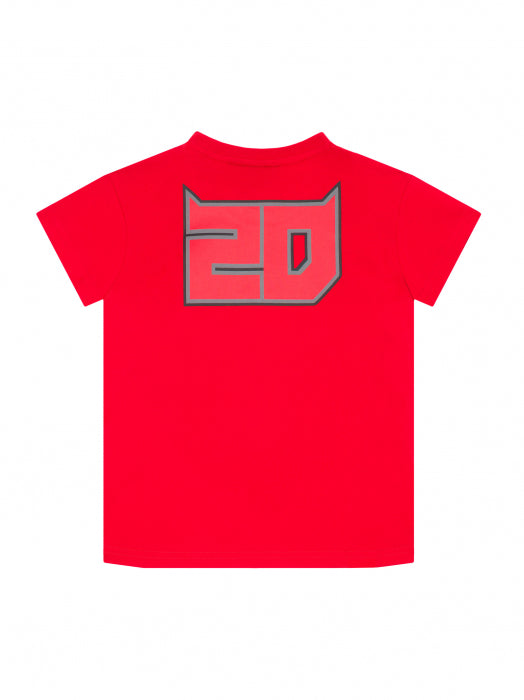 Tricou pentru copii Fabio Quartararo roșu