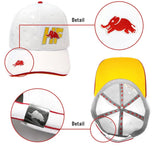 Șapcă Lancia HF cu logo elefant – albă