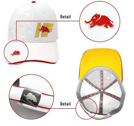 Șapcă Lancia HF cu logo elefant – albă