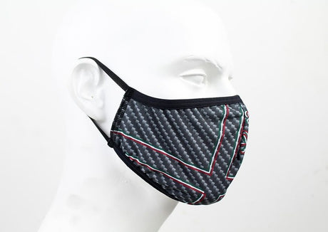 Mască de protecție Alfa Romeo Carbon neagră, produs oficial