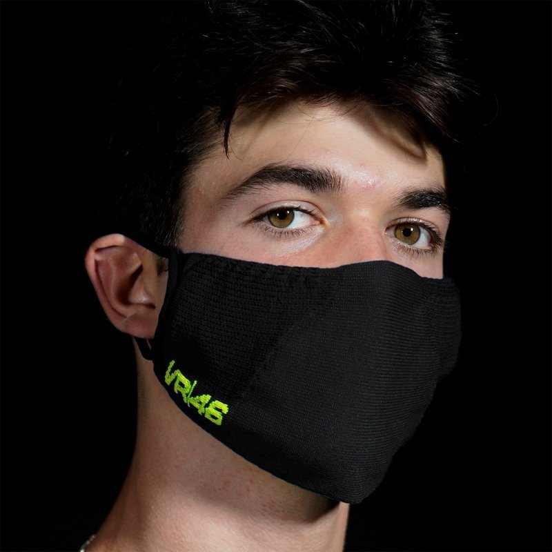 Mască de protecție Valentino Rossi VR46 neagră