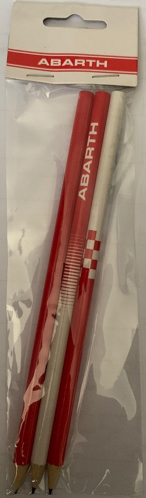 Set of 3 Abarth pencils – official product