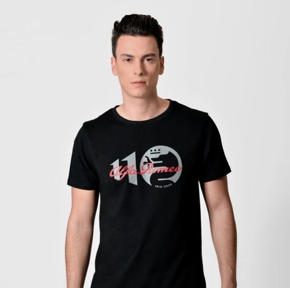 Alfa Romeo CLASSY BLACK T-shirt, black