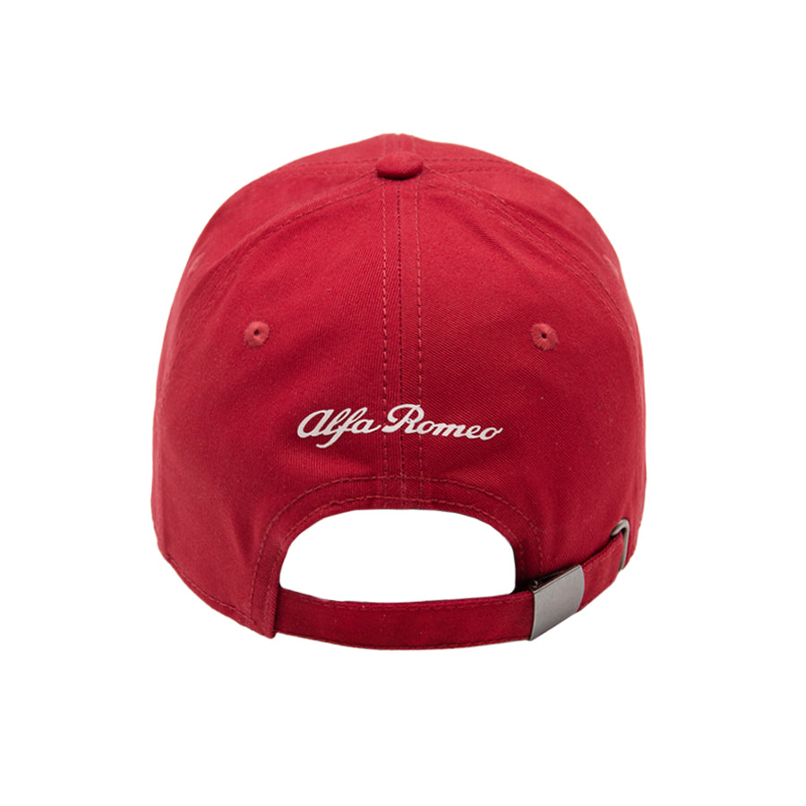Șapcă Alfa Romeo cu logo mare, roșie