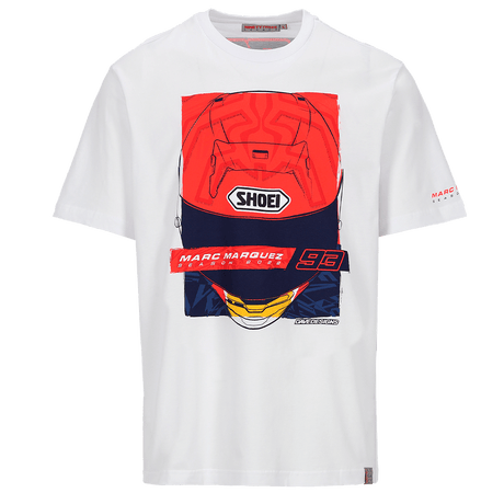 Tricou Marc Marquez Season Helmet alb