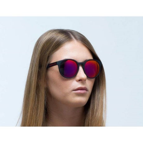 Ochelari de soare Red Bull Spect LACE negri cu lentile roșii