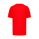 Tricou lifestyle Scuderia Ferrari F1 cu logo mare, roșu