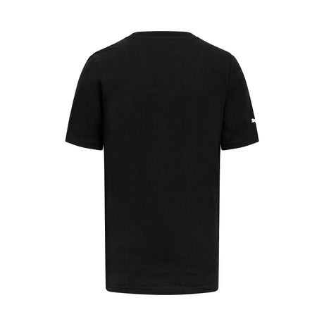 Tricou lifestyle Scuderia Ferrari F1 cu logo mare, negru