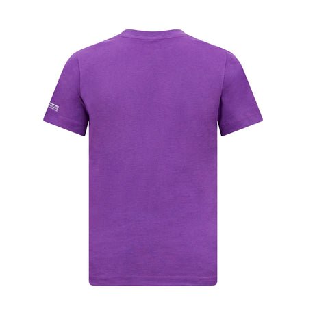 Tricou pentru copii Mercedes AMG Petronas F1 Lewis Hamilton violet – 164 CM