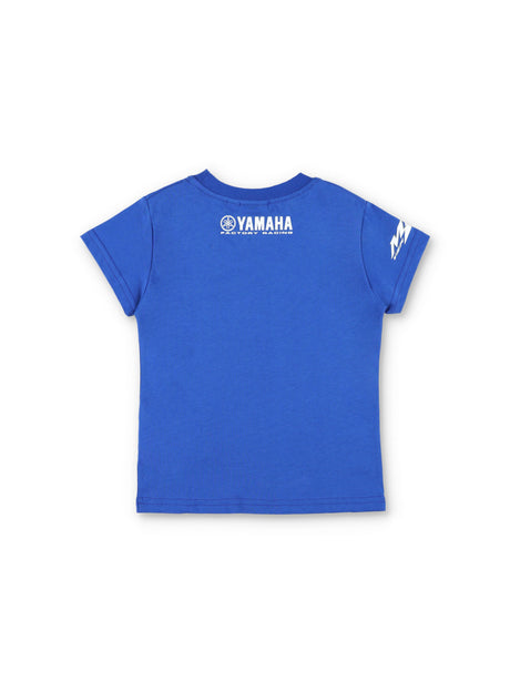 Tricou pentru copii Fabio Quartararo Yamaha MotoGP Logo albastru