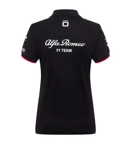 Alfa Romeo F1 Team women's team polo shirt, black