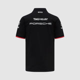 Tricou polo de echipă Porsche Motorsport Formula E negru