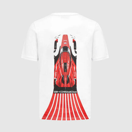 Tricou lifestyle Porsche Motorsport Penske alb