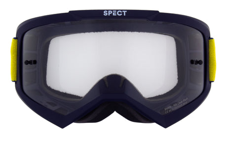 Ochelari de motocros Red Bull Spect EVAN albaștri cu lentile transparente