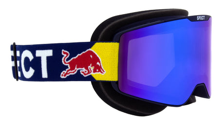 Ochelari de motocros pentru snowcross Red Bull Spect TORP albaștri cu lentilă albastră