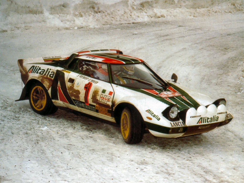 Lancia Stratos HF, No.1, Alitalia, Rallye WM, Rallye Monte Carlo, câștigător Rally Monte Carlo, serie cu figurine, S.Munari/S.Maiga, 1977