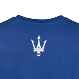 Maserati men's T-shirt with Maserati lettering blue