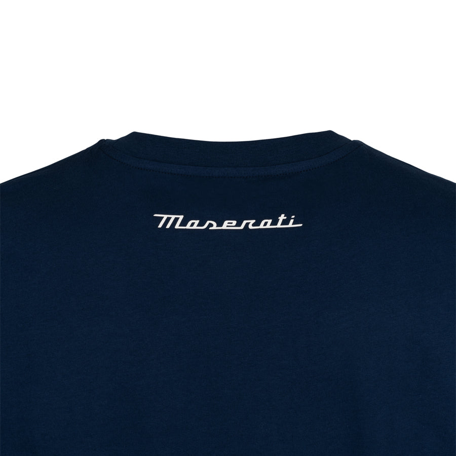 Maserati men's T-shirt with small trident logo