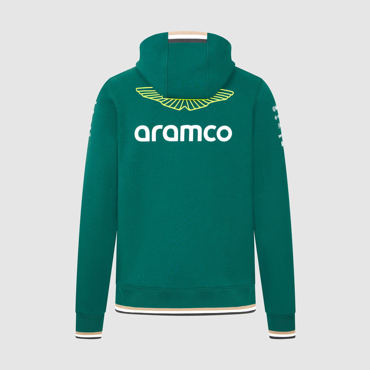 Hanorac de echipă cu glugă Aston Martin F1 Team verde