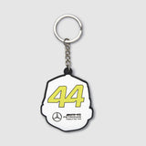 Breloc Lewis Hamilton – Mercedes AMG F1 cu motiv LH