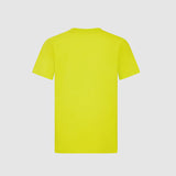 Tricou casual pentru copii Aston Martin F1 Team LOGO galben deschis - 164 CM