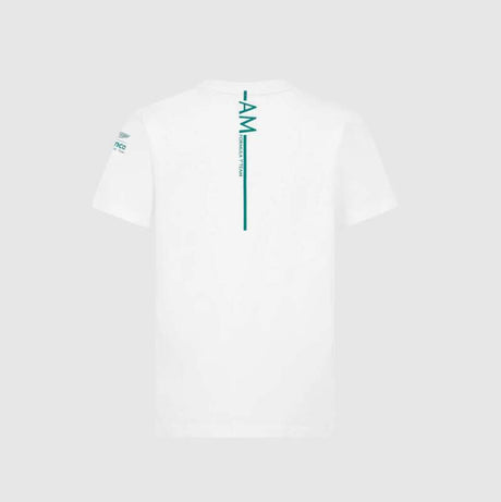 Aston Martin F1 Team kids' GRAPHIC fan T-shirt white – 152 CM
