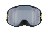 Ochelari de motocros Red Bull Spect STRIVE negri cu lentilă argintie