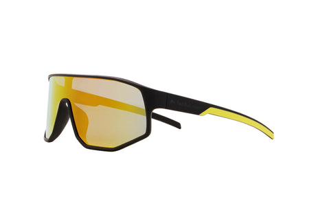 Ochelari de soare Red Bull Spect DASH negri cu lentilă albastru-galbenă