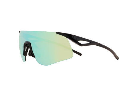 Ochelari de soare Red Bull Spect MARK negri cu lentilă verde-albastră