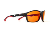 Red Bull Spect DRILL sunglasses black with orange lenses